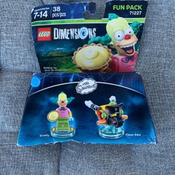 Lego Dimensions Fun Pack 71227 The Simpsons Kristy, Clown Bike