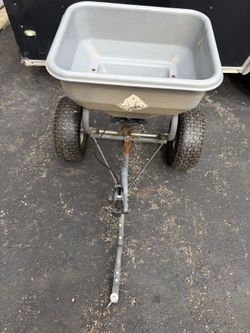 Pull Behind Mower Lawn Spreader