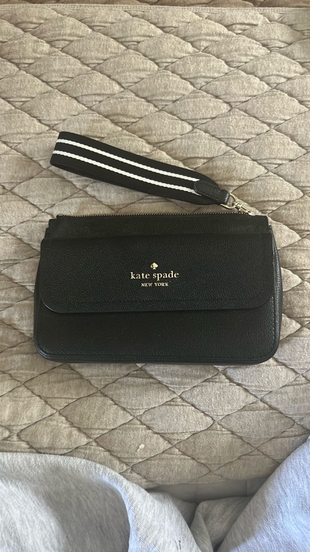 Kate Spade Black Wristlet Wallet