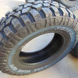 4 Brand New LT 265 70 17 Hercules Terra Trac M/T Tires OUTLINED WHITE LETTERS Date 2023