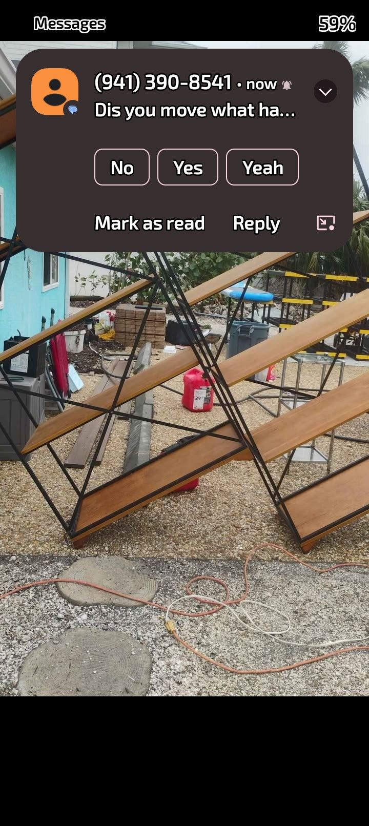 Brand New Just Assembled 7ft Tall Bookshelves With Wood And Metal Materials