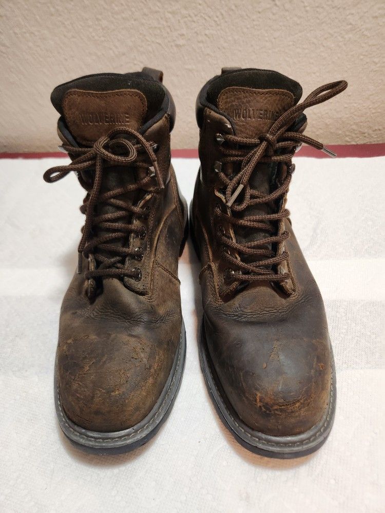 Wolverine Steel Toe Waterproof  Work Boots-12 