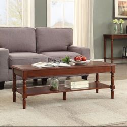 Brand New in Box French Country Solid Wood Coffee Table