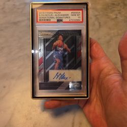 2018 Shai Gilgeous ALEXANDER MVP Rookie Auto Psa 10