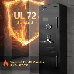 TIGERKING Fireproof Safe with Digital Lock, Heavy Duty Safes Box, 8.12 cu.ft Large Safe for Home Business Office