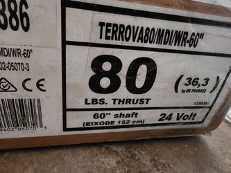 Trolling motor TERROVA. New