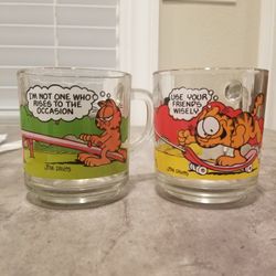 McDonald's 1978 - Garfield Mugs Set Of 2