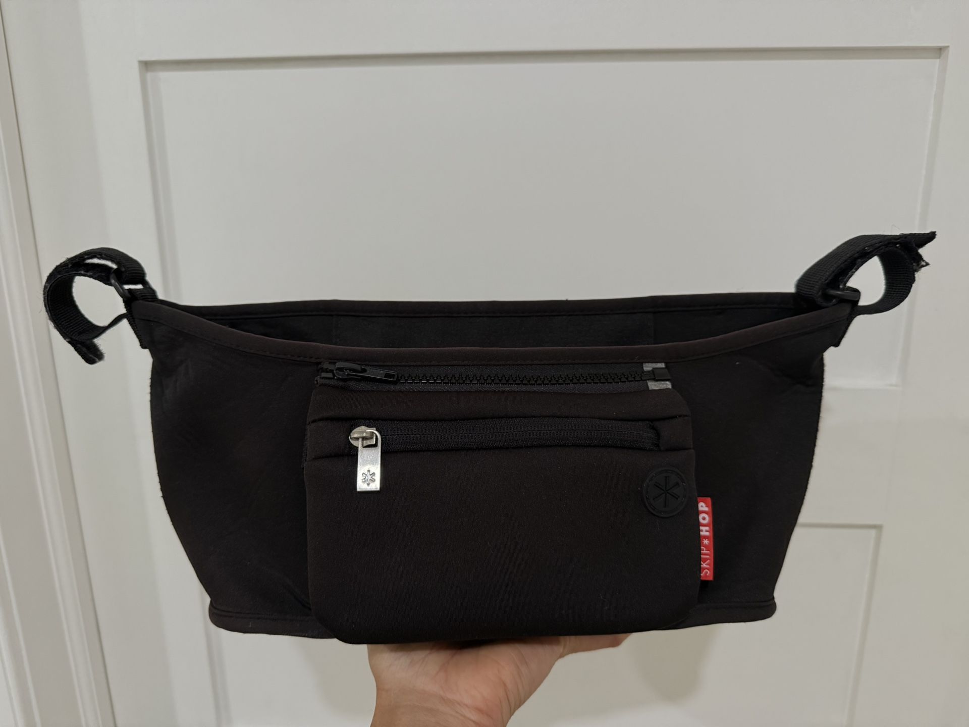 Black Skip Hop Adjustable Universal Stroller Organizer Grab n Go