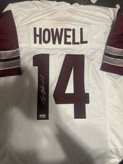 Sam Howell Autographed Custom Redskins Jersey