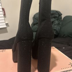 Black Ankle Boots Size 11
