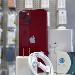 iPhone 13 Unlocked 128Gb Red With Warranty Like New