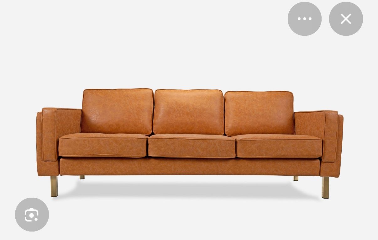 Albany park Vegan Leather Couch 