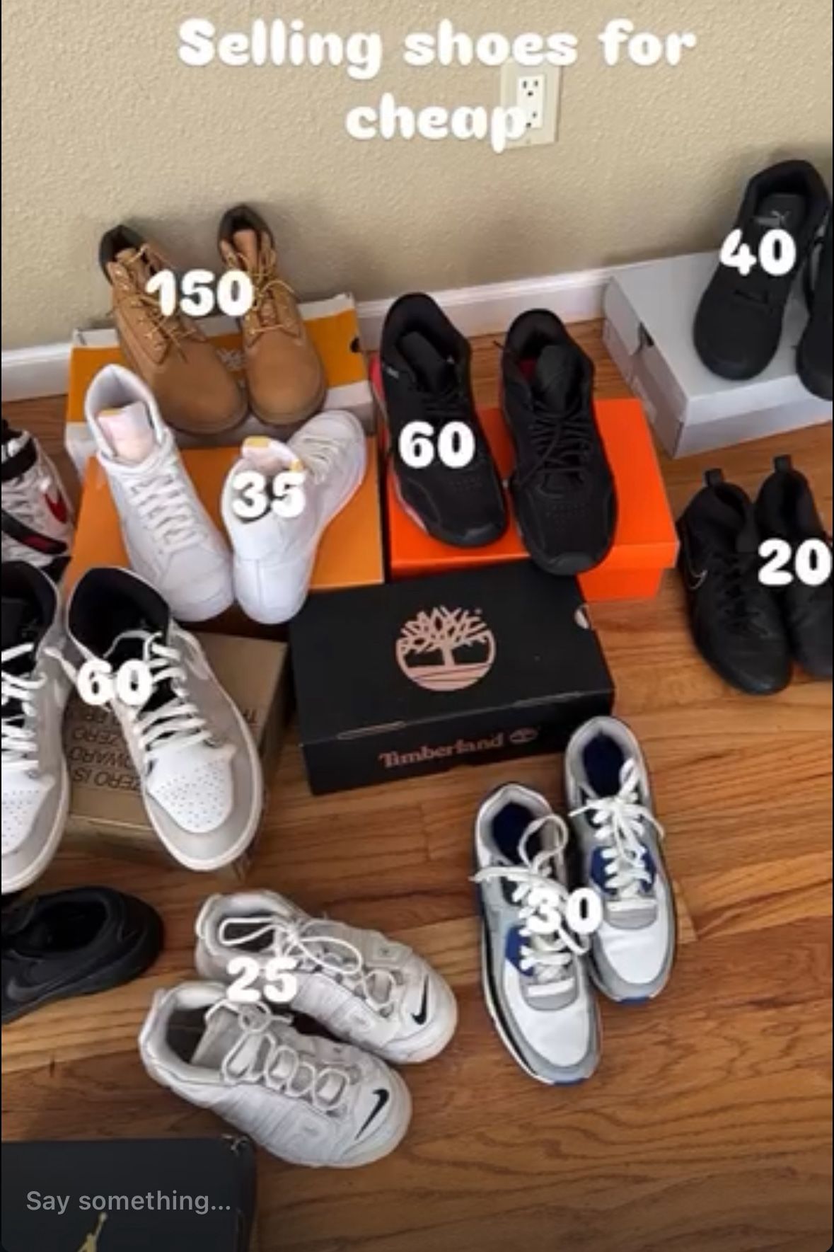 selling shoes for cheap