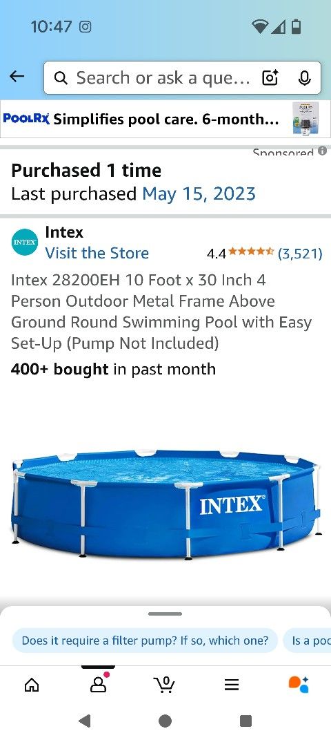 Pool Set Up