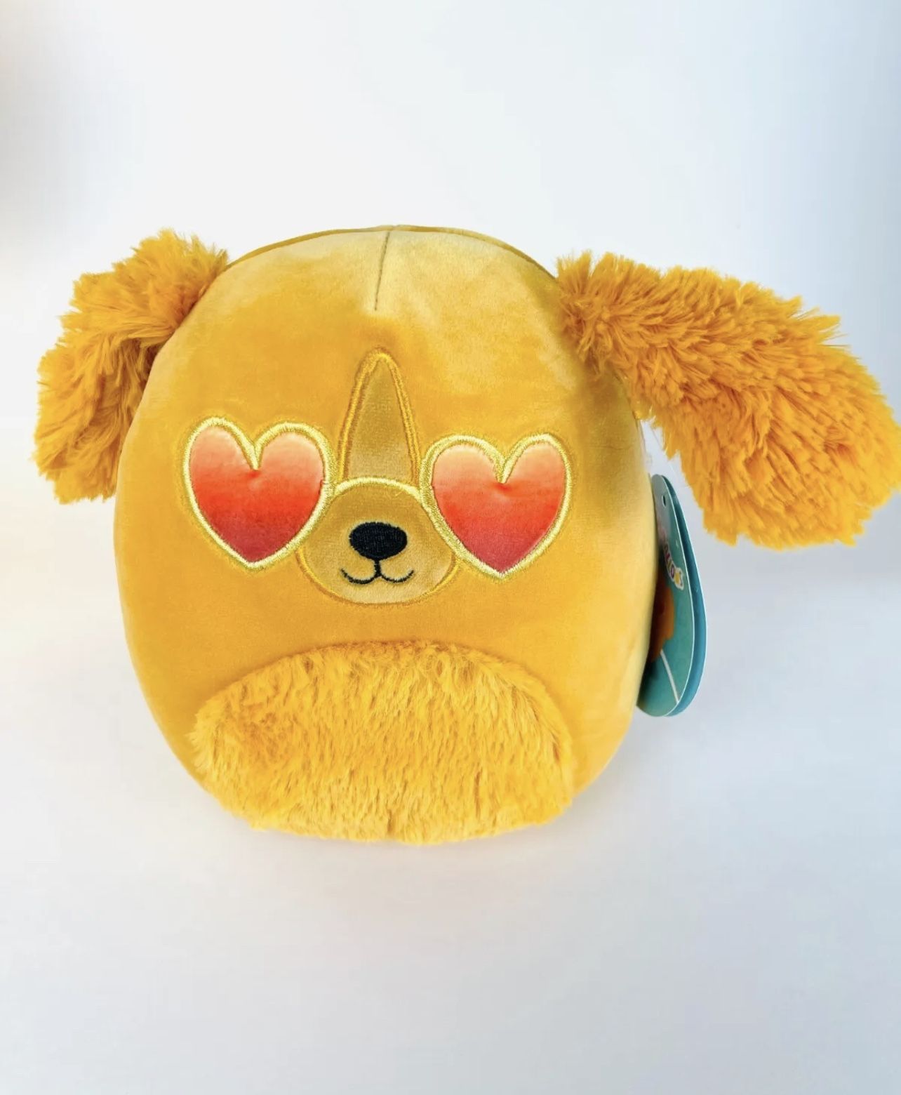 NWT NEW Squishmallows 7 in Finley Golden Retriever Dog Plush Toy Squishmallow