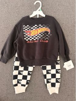 Hot wheels boys 2 piece set