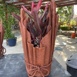 Handmade Cement Towel Pot! (CHECK DESC)