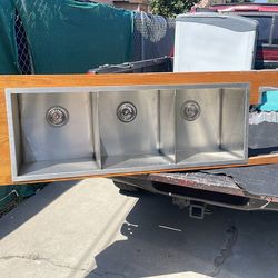 Stainless steel 3 in one.