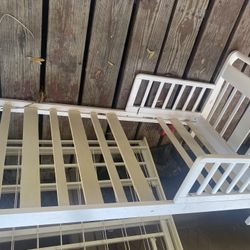 Toddler bed and mattress 