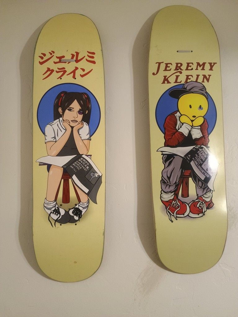 Jeremy Klein Rare Skateboard Decks