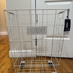 Rae Dunn Laundry Basket