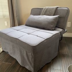 Ottoman Chair Sleeper - Twin Pull Out 