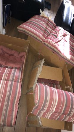 4 boxes of cushions all new