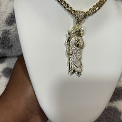 San Judas Tadeo Gold Plated