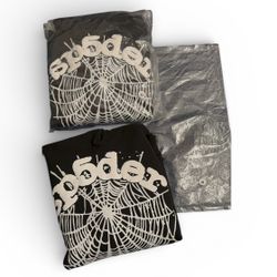 Sp5der OG Web Hoodie Black