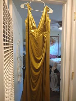 Gorgeous Golden Fashion Nova Dress 1xl