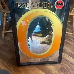 Large Bacardi Rum Mirror 35.00