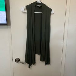 Green cardigan