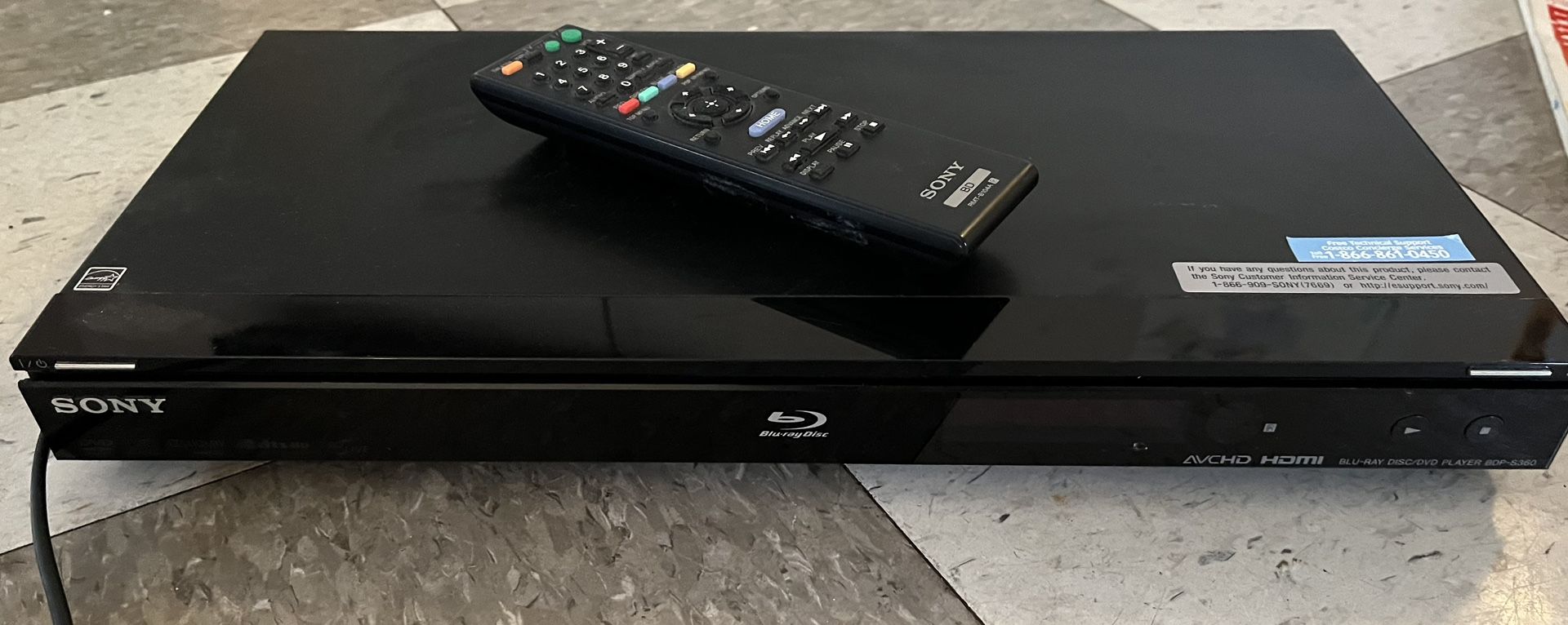 Sony Blu Ray Player