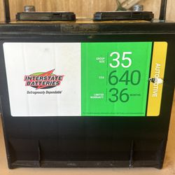 Interstate Batteries Group Size 35 640cca