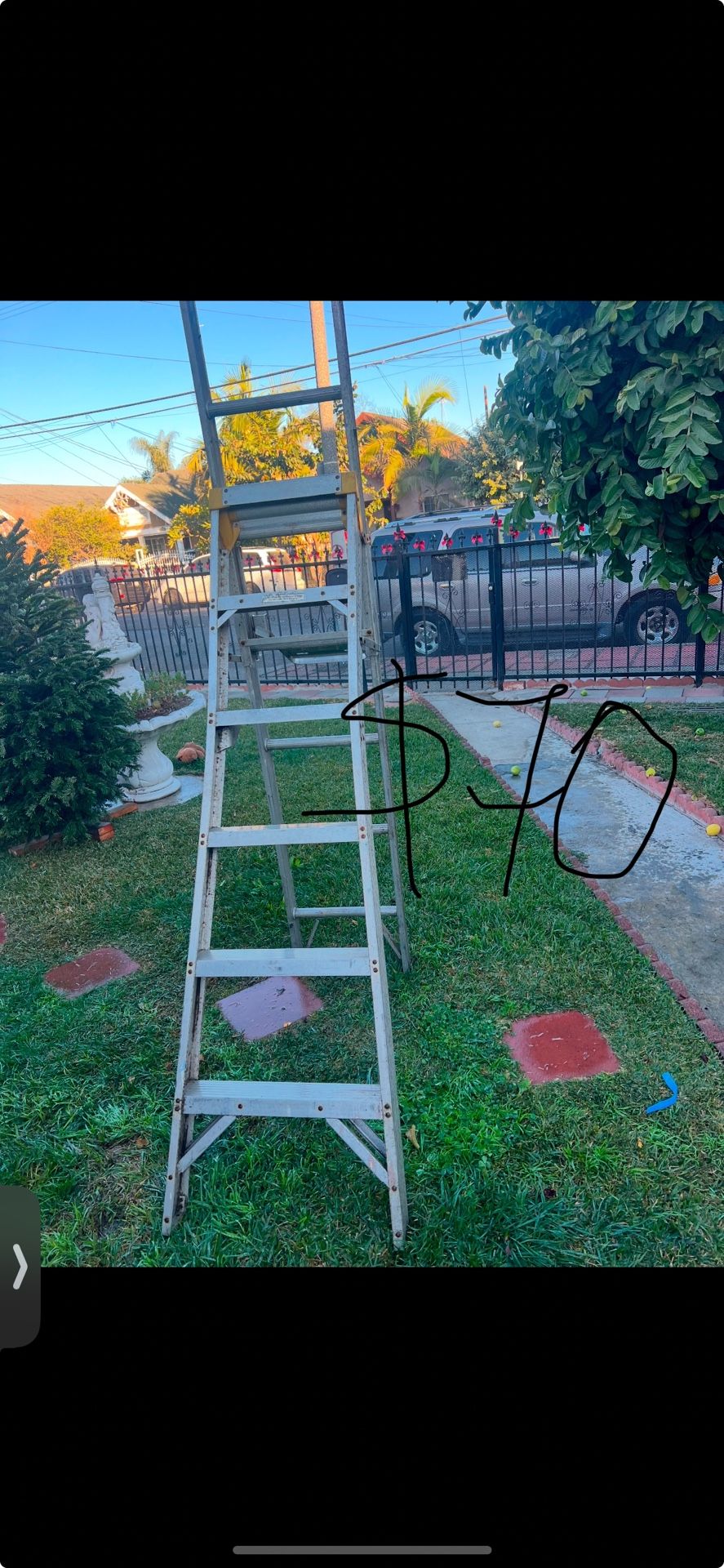 Excellent Condition AluminumA Frame Ladders