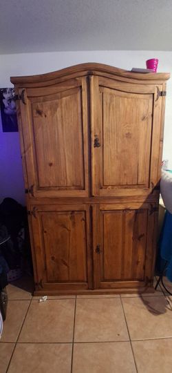 Wood Armoire