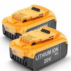 2Pack 6.0Ah Batteries  20V Max Battery Compatible with Dewalt