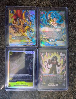 Dragon ball one piece Bo Jackson trading cards