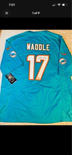 Jaylen Waddle  Nike authentic Miami Dolphins signed fanatics authentic