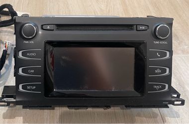 2017-2019 Toyota Highlander radio cd player display p11356 porn