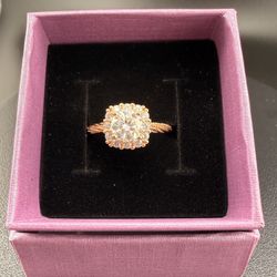 Moissanite Diamond Ring