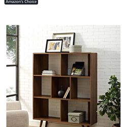 Mid Century Bookshelf In Walnut