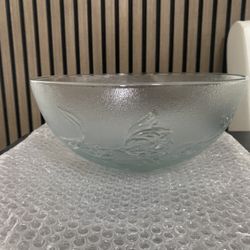 round Flower Design Big Bowl 