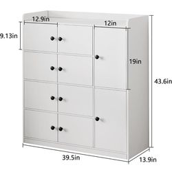 Bathroom Floor Cabinet , Freestanding Storage Closet 