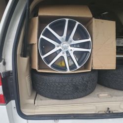 Silver Rims For A Cadillac Deville Or Cadillac