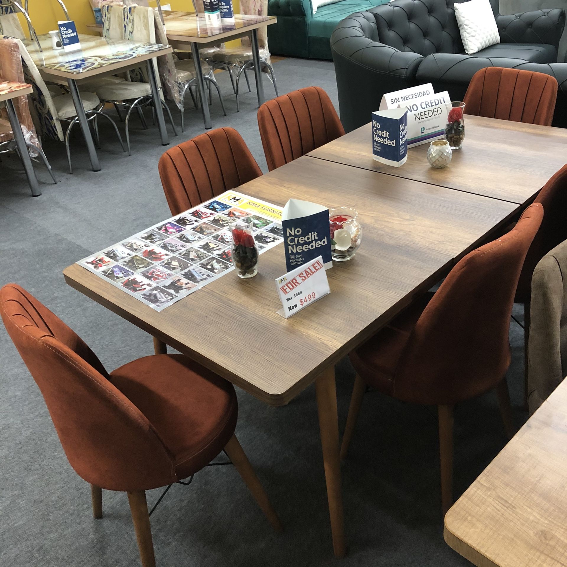 Dining Set 6 chairs And Table 7pc