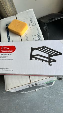 Bathroom towel rack…unopened