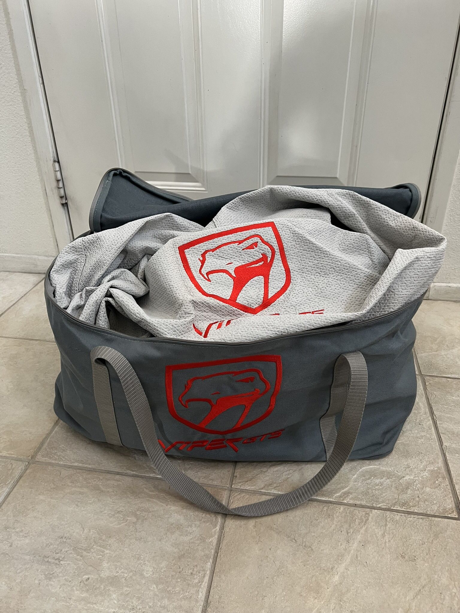 Viper Car Cover for 1992 To 2002 Dodge Viper GTS! Genuine Factory Part has embroidered Viper logo! This is a rare, hard to find OEM cover!