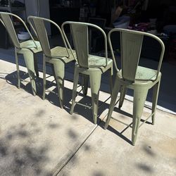 Set of 4 Barstools $-40