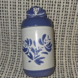 Pfalzgraff. China Small Spice Or Candle Jar, 1 Ea